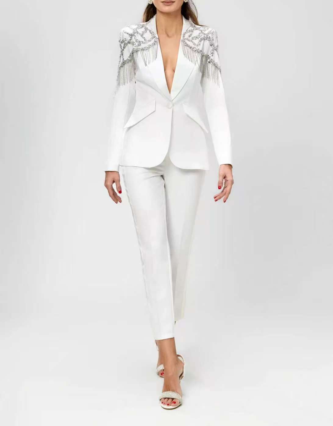 Women'S Formal Wear For Wedding Guest - Conjunto Feminino de 2 Peças com
