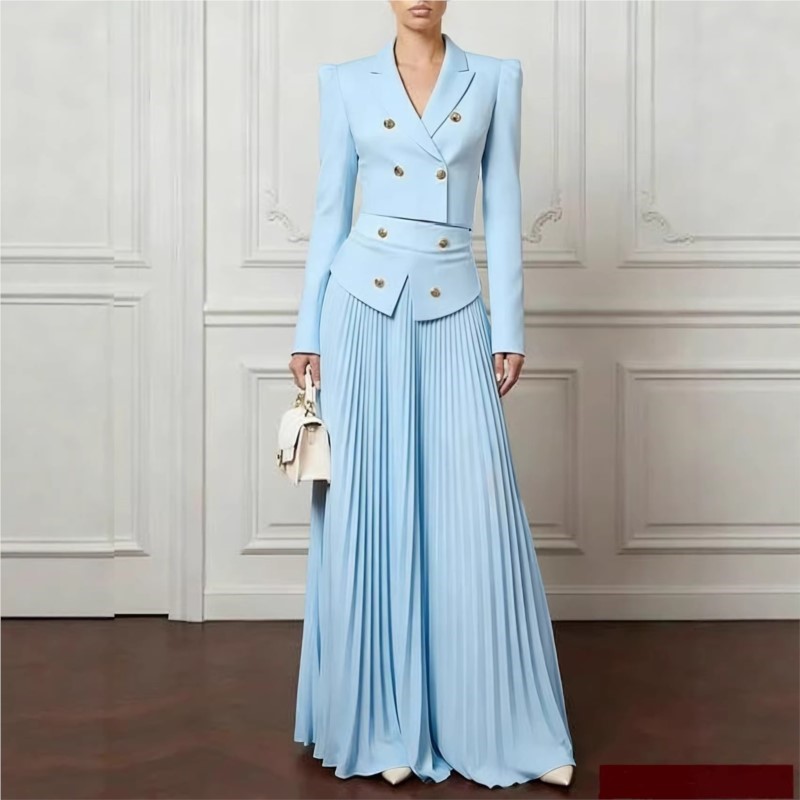 Woman Formal Wear - Conjunto Elegante de 2 Peças: Blazer