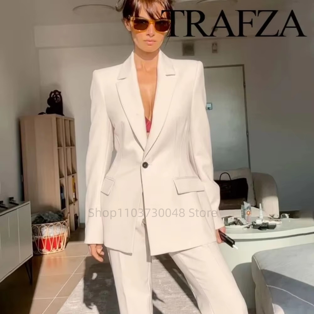 Woman Formal Wear - Conjunto de Blazer e Calças para