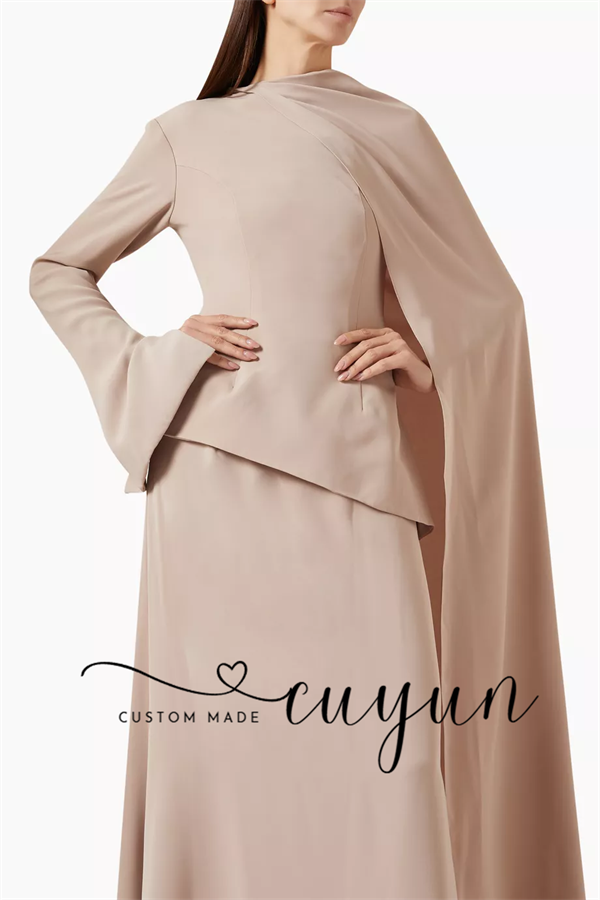 Cuyun personalizado cáqui mode - Women'S Formal Wear For Wedding Guest avaliação e preço
