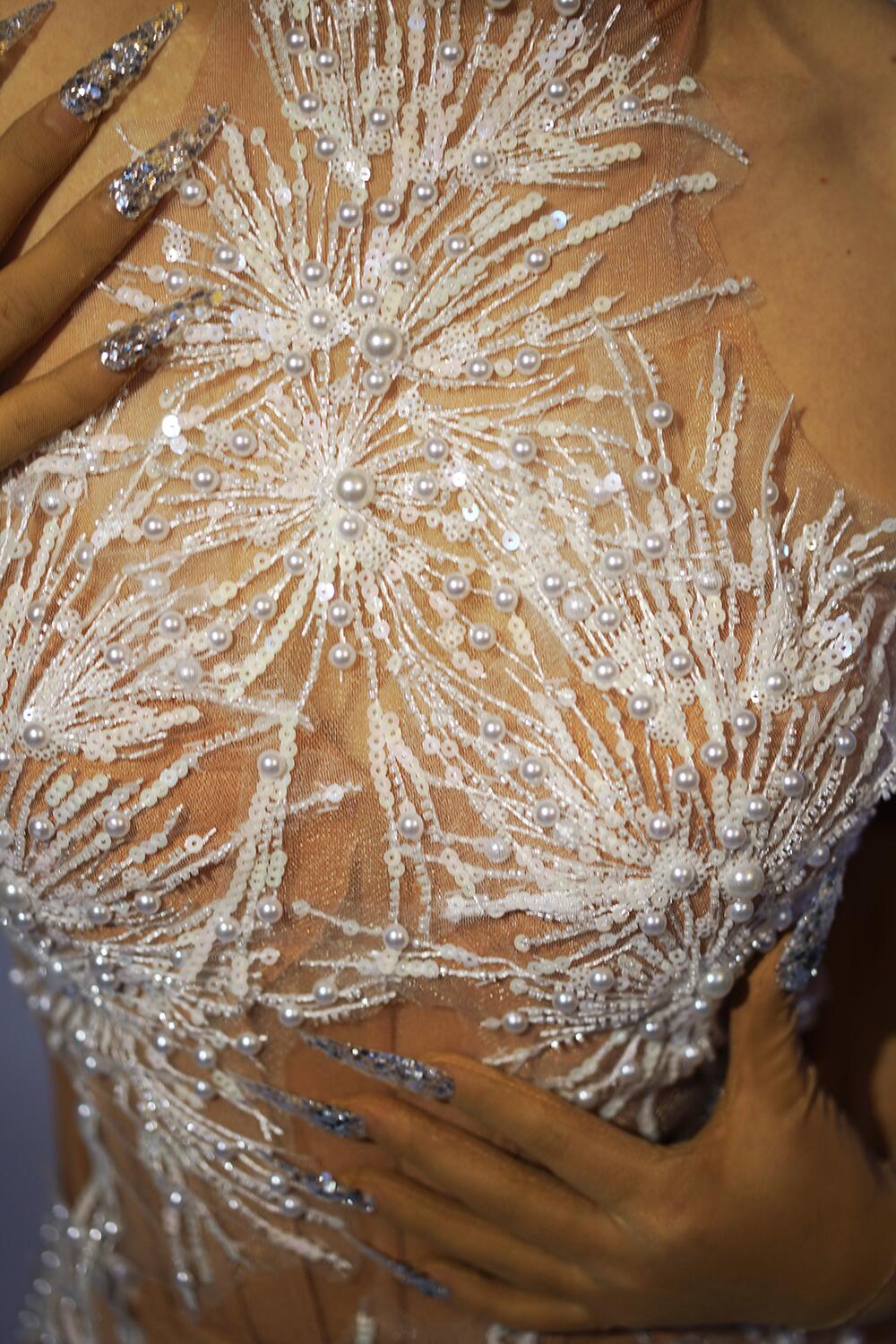 Strass brilhantes pérolas neve - Woman Formal Wear avaliação e preço