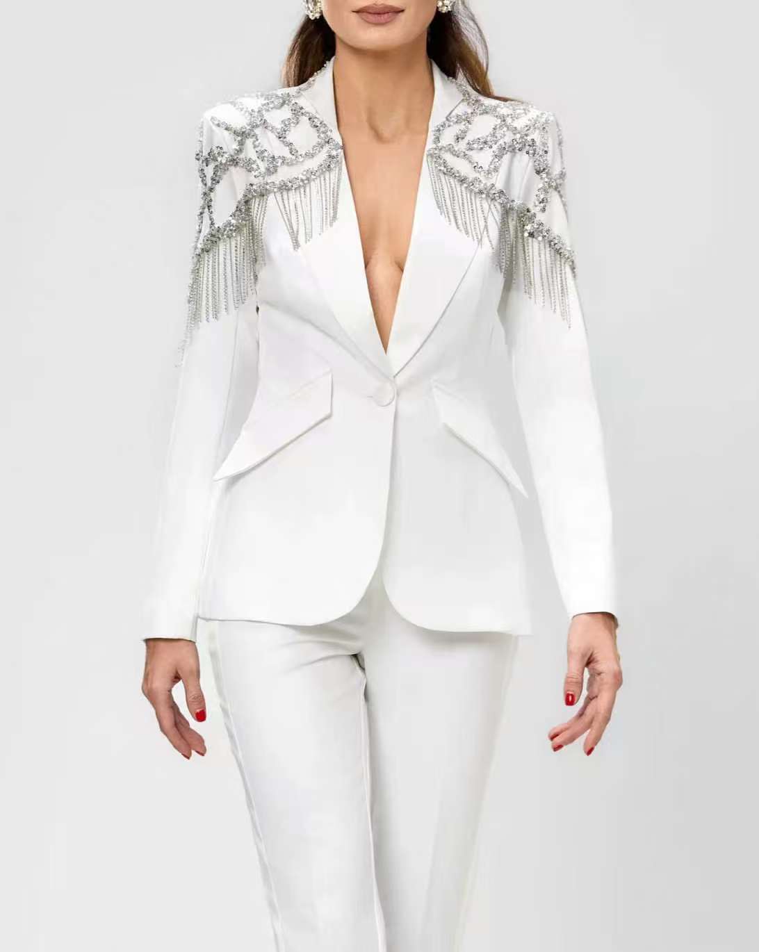 Conjunto Feminino de 2 Peças c - Women'S Formal Wear For Wedding Guest avaliação e preço