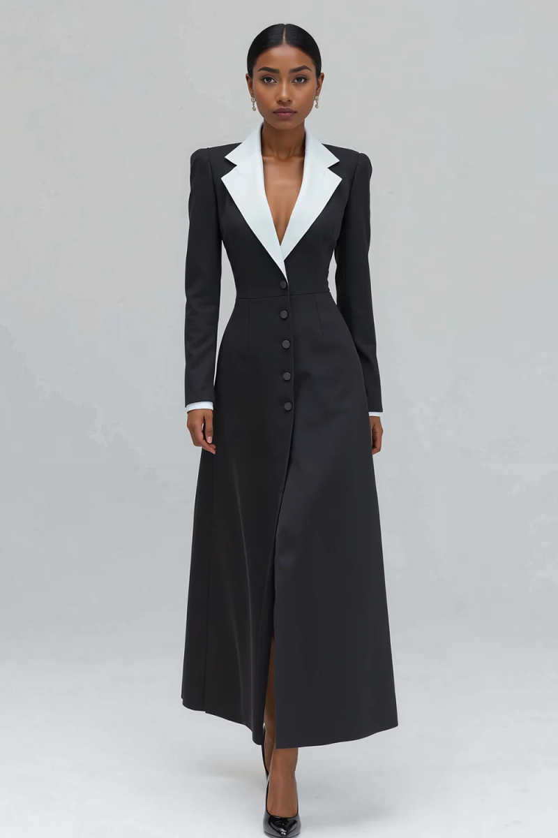 Blazer Longo Feminino Estilo A - Women'S Formal Wear For Wedding Guest avaliação e preço