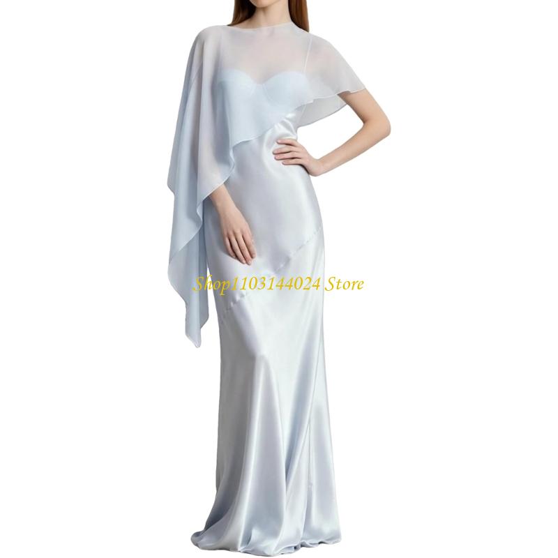 N5KE Envoltório xale fluido pa - Women'S Formal Wear For Wedding Guest avaliação e preço