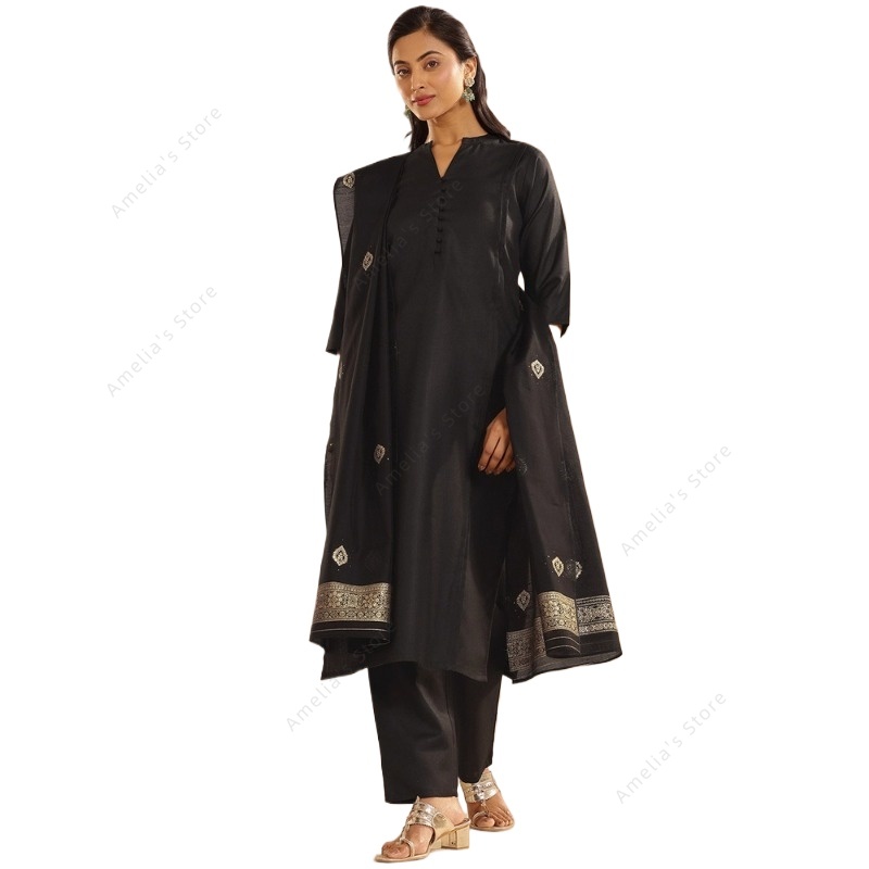 Conjunto de 3 Peças Feminino:  - Women Formal Wear Ethnic avaliação e preço