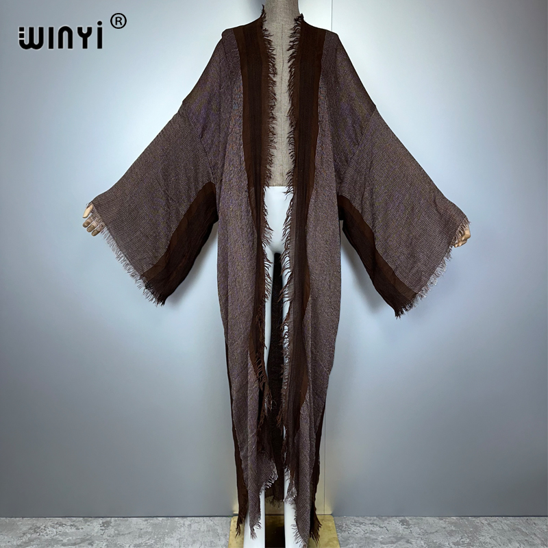 WINYI Kimono Retro Maxi Cardig - Young Women'S Formal Wear avaliação e preço