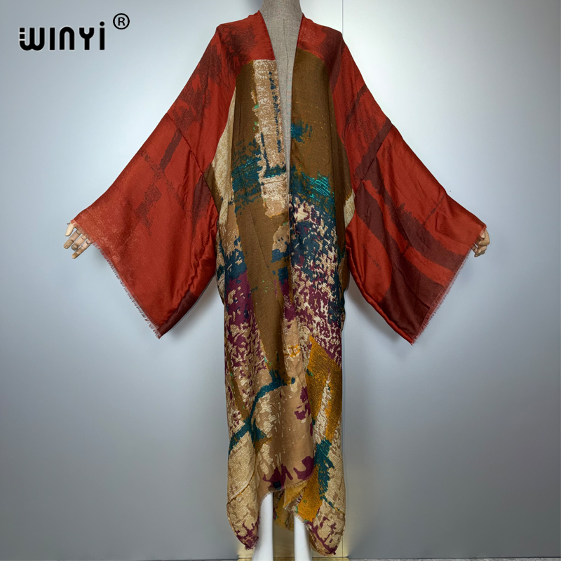 Winyi quimono estampa a óleo c - Young Women'S Formal Wear avaliação e preço